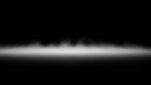 White horizontal light streak on black minimalist background