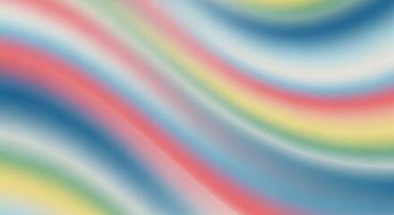 Obraz premium Soft Colorful Waves