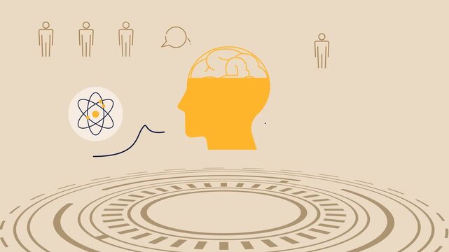 Research and Development Mindset for viable Business Solutions - Animated Illustration as MP4 File