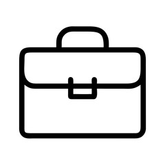 Business Briefcase Line Icon for Office and Management