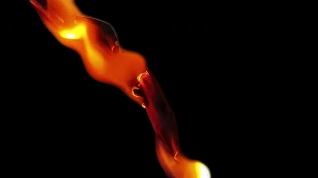 Burning Paper Transition Fire Texture Overlay