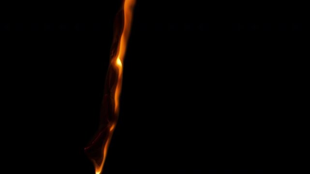 Burning Paper Transition Creative Film Effect