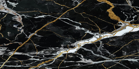 The abstract texture of the old stone wall blends with winter snow and cold blue ice to create a natural marble pattern amidst white forest branches © MRIDUL