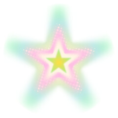 Fototapeta premium Blur Star with Pastel Color Gradient