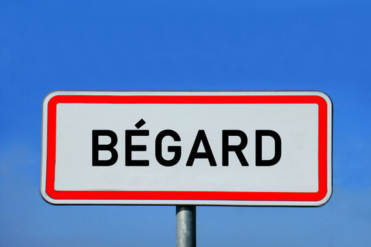 place-name sign B&eacute;gard