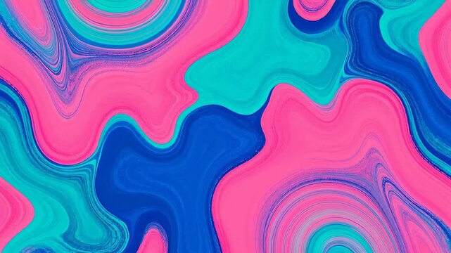 Abstract colorful fluid pattern