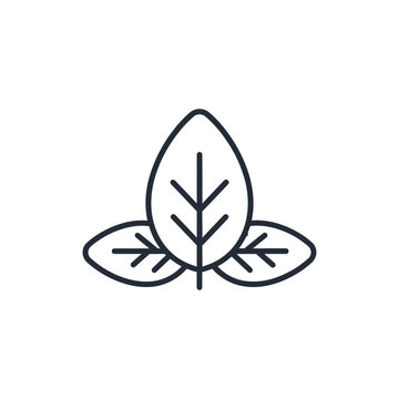 Leaf With Rounded Connected