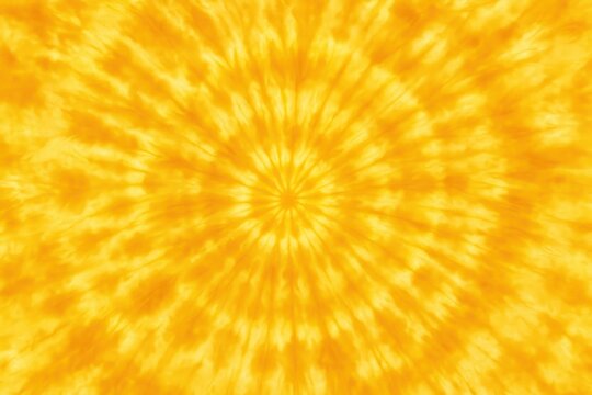 Vibrant yellow tie-dye pattern background