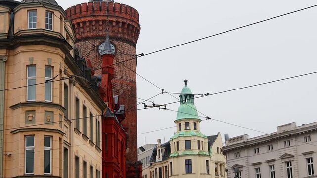 the east german city of cottbus 4k 25fps video