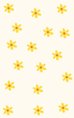 Flower yellow  pattern beauty blooming for nature organic background