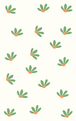 Flower green pattern beauty blooming for nature organic background