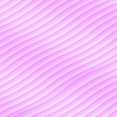 Pastel Pink Abstract Wavy Stripes Seamless Background Pattern