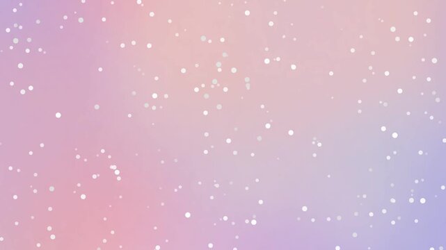 Gradient background with pastel pink, purple, and white sparkles and dots on a smooth transition with a clean white border at the bottom.