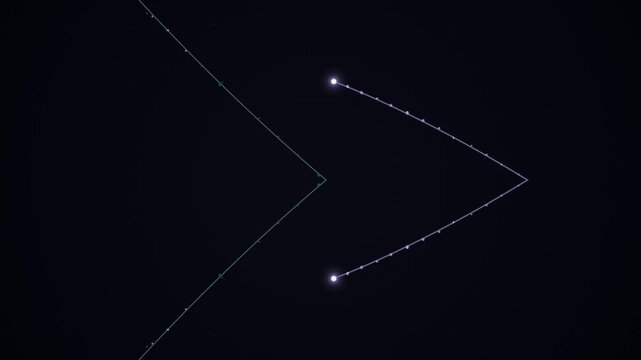 Comet Tails and Meteor Trails in Space.