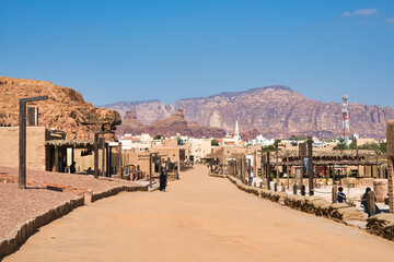 アル・ウラのオールドタウンの美しい街並み