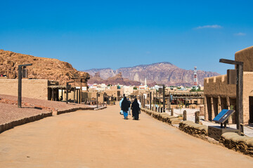アル・ウラのオールドタウンの美しい街並み