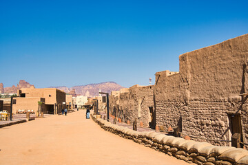 アル・ウラのオールドタウンの美しい街並み