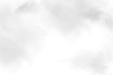 Realistic Fog Texture Isolated on Transparent Background PNG.