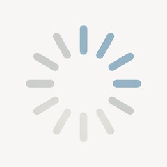 Obraz premium Circular loading progress indicator.