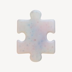Obraz premium Colorful puzzle piece illustration