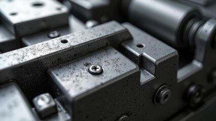 Obraz premium Side view of grey submarine