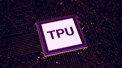 TPU on a circuit board, Tensor Processing Units technology.
