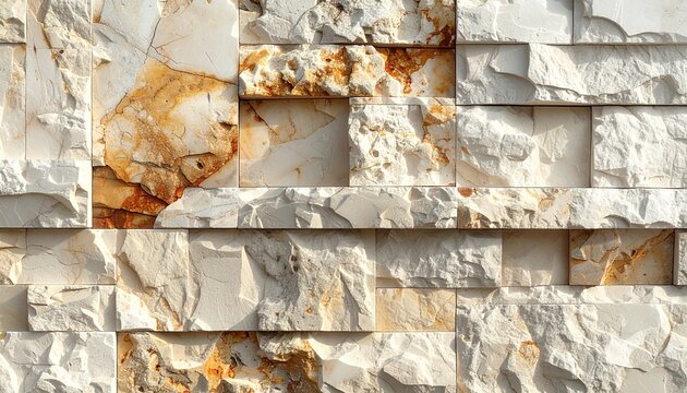 Stone Wall Texture: A close-up view of a textured stone wall, showcasing the natural patterns and earthy tones of stacked rock.
