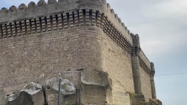 Explore Ramana Tower in Azerbaijan built by the Shirvanshahs in the 14th century and learn about its rich history and architecture. 8 Februrary 2026, Baku Azerbaijan.