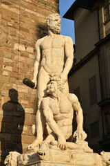 Obraz premium Statues place de la Signoria à Florence. Italie