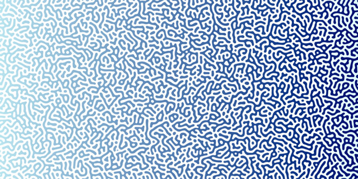 Turing Abstract Pattern, suitable for any business. pink and blue color diffusion reaction seamless pattern. An abstract Reaction-diffusion or Turing pattern formation, coral reef, gradient color.