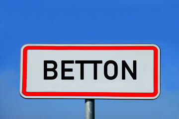 Obraz premium place-name sign Betton