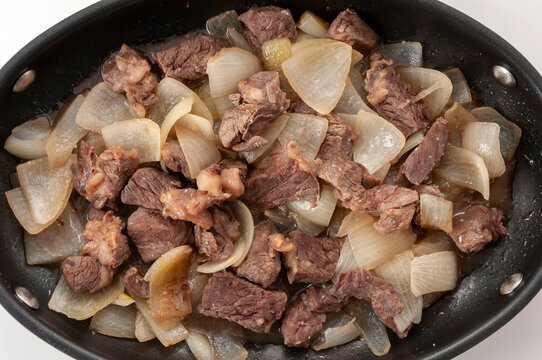 牛肉とタマネギの炒め物