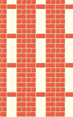 Brick square pattern wall decoration building home background
