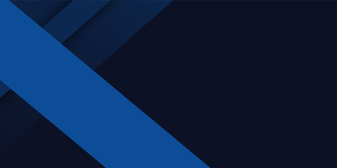 Obraz premium Dark blue modern business abstract background. Vector illustration design for presentation, banner, cover, web, flyer, card, poster, wallpaper, texture, slide, magazine, and powerpoint
