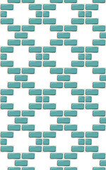 Brick square pattern wall decoration building home background