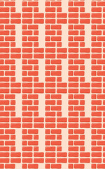 Brick square pattern wall decoration building home background