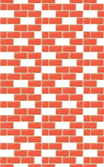 Brick square pattern wall decoration building home background