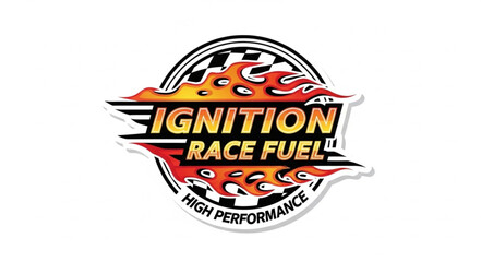 Ignition Race Fuel Logo Design. © Satu