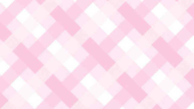 Sweet Pink Big Checkered Line Wallpaper Video Background