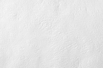Fototapeta premium 繊細な質感と、しわが美しい白い和紙のテクスチャ背景素材 White Japanese paper texture with delicate wrinkles, authentic Washi background