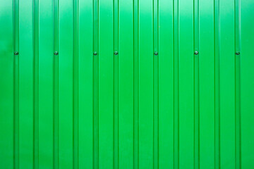 solid green metal fence background