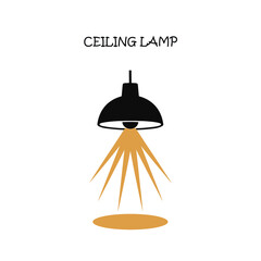 Ceiling Lamp Vector Design