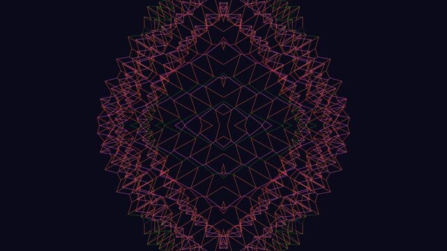 A glowing red and black abstract fractal background features a bright star design with purple light energy and shimmering patterns for a cosmic art wallpaper
