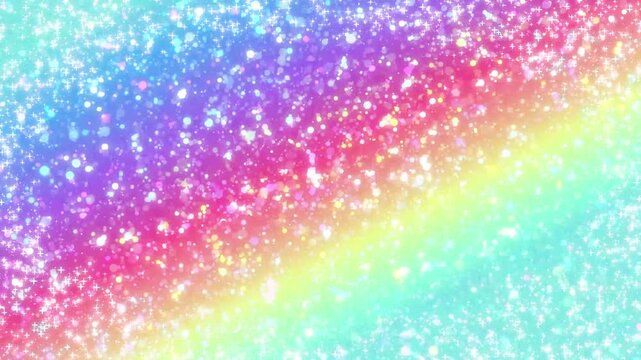 abstract rainbow glitter background