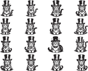 Cute Cats Clipart Bundle