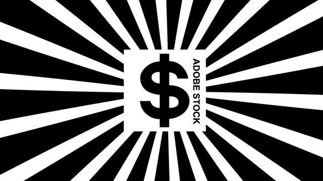  Dollar logo best animation.4k Alpha channal .