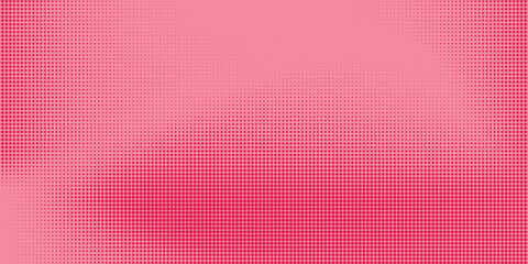 Bright pink and orange dot gradient backdrop, retro pop art halftone pattern, comic book inspired texture, modern horizontal layout for tech banner © MOH