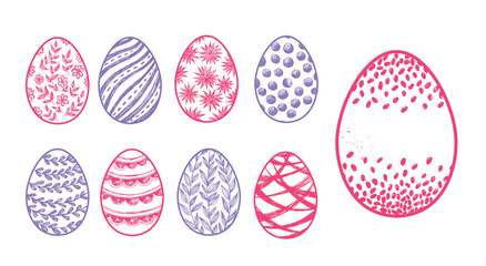 Easter eggs set