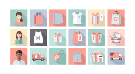 Fototapeta premium A cheerful illustration promoting diversity and teamwork in a professional setting, ideal for corporate websites.