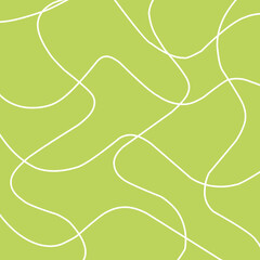 Green Orange Abstract Line Pattern Background